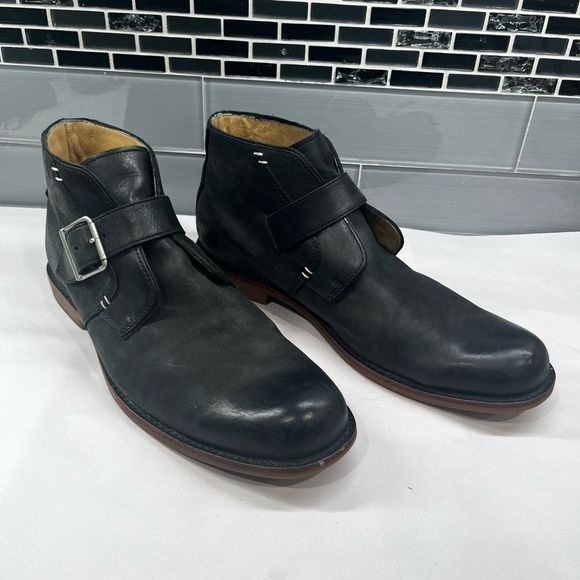 UGG Other - UGG Australia Graham Monk Strap Boots Black Leather Size 11